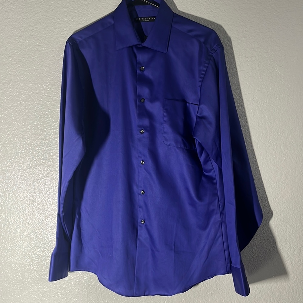 Geoffrey Beene fitted button down dress shirt